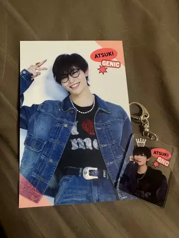 마시코 아츠키 엽서 아크릴 키링 세트