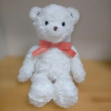 familiar 파밀리아 베어 봉제 인형 화이트 파미짱