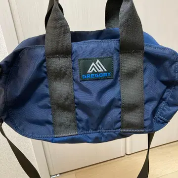 BEAMS GREGORY 네이비 숄더백