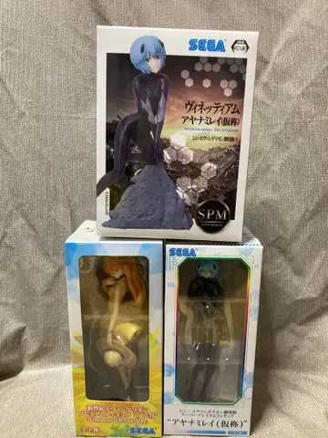 에반게리온 피규어 3점