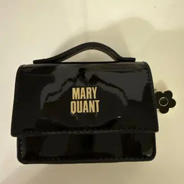 MARY QUANT 블랙 미니 지갑