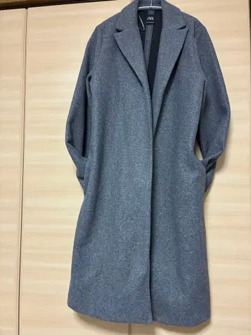 ZARA 롱 코트 그레이 M 사이즈 겉옷 코트 컨디션 최상