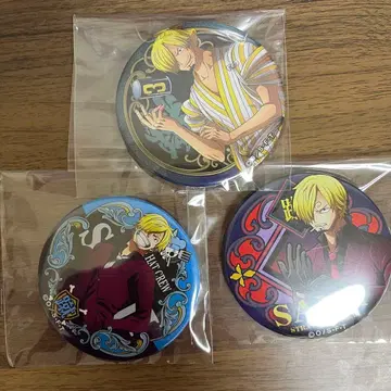 원피스 캔뱃지 상디 3점