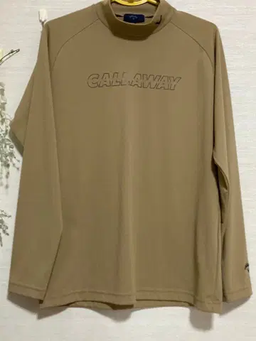 캘러웨이 긴팔 모크넥 셔츠 남성용 M 새상품급