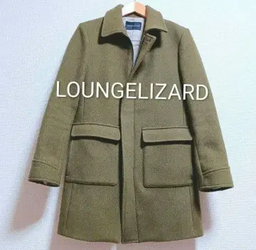 라운지 리자드 LOUNGE LIZARD 남성용 코트 멜톤 울 100%