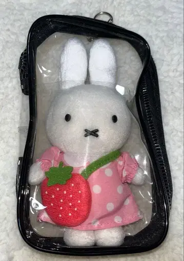 미피 스타일 한정판 딸기 미니백 미피 마스코트