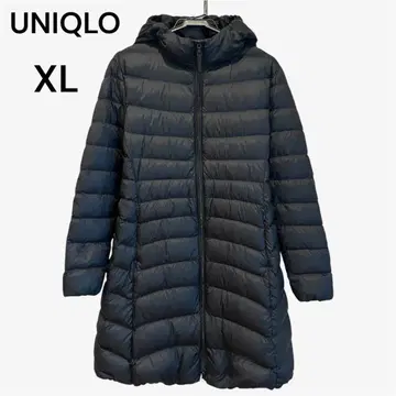 유니클로 울트라 라이트 다운 엑스트라 웜 롱 블랙 XL