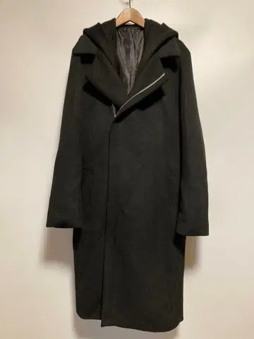 NO ID. 멜톤 레이어드 후디드 코트 노아이디