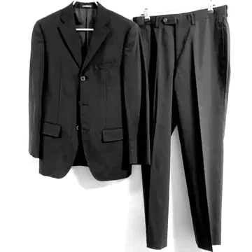 블랙 섀도우 스트라이프 비즈니스 정장 자켓과 팬츠 세트
