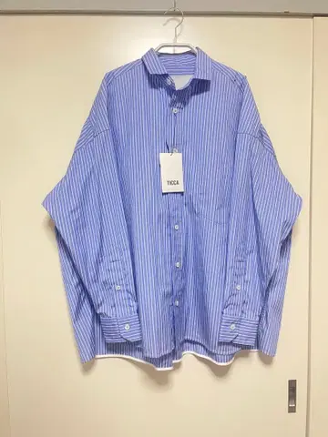 새상품 TICCA 스테디셀러 셔츠 스퀘어 빅 셔츠