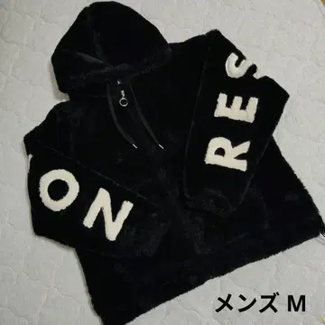 남성용 플리스 자켓 블랙 M