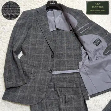 L DORMEUIL SAVILE ROW 글렌체크 셋업 수트