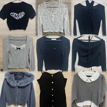 9점 의류 묶음 판매 SHEIN GRL