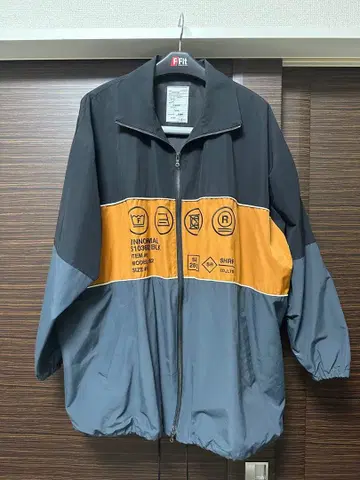 SHAREEF 점퍼 그레이/오렌지