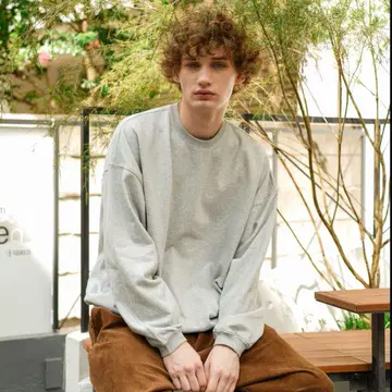 bonbon EVISTUB.J 스웨트 셔츠 그레이