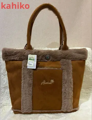 택 포함 새상품 하와이안 무스탕 토트백 카나니 토트 카히코 대용량 경량