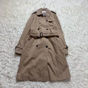 트렌치코트 베이지 허리 벨트