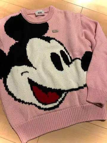 GCDS 미키 니트 스웨터