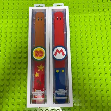 2개 세트 파워업 밴드 마리오와 디디콩