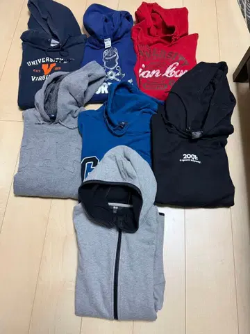 다색 전개 후드티 묶음 판매