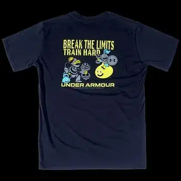 드래곤 퀘스트 언더아머 UA 헤비웨이트 T셔츠 나이트 트레이닝