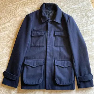 어반 리서치 URBAN RESEARCH 피코트 울 자켓 네이비 M