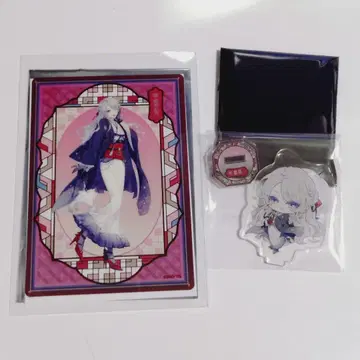 거품의 유크로니아 유크로 AGF 아크릴 스탠드 클리어 카드 히나기쿠