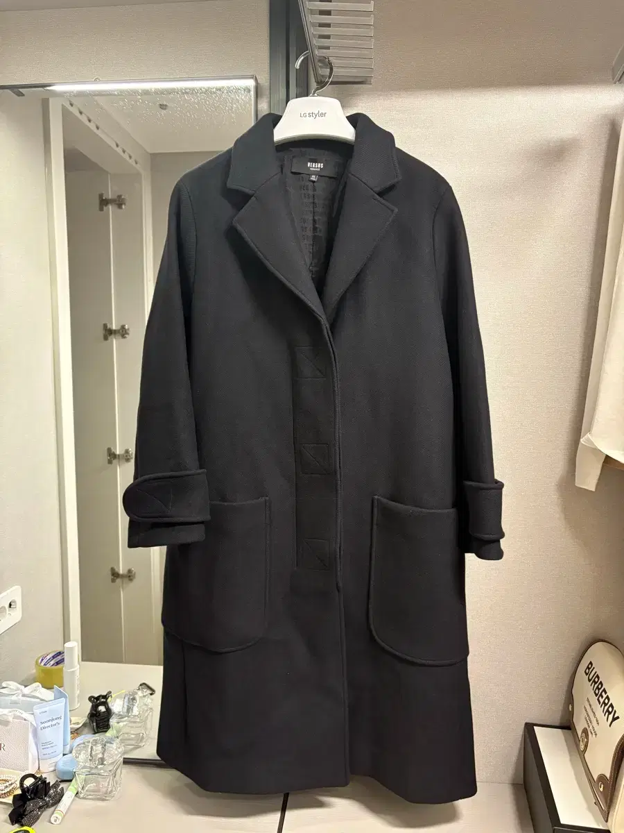 Versus Versace black long coat