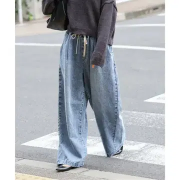 저널 스탠다드 25SS 이지 데님 와이드 팬츠