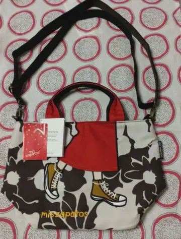 mis zapatos 꽃무늬 숄더백 중형