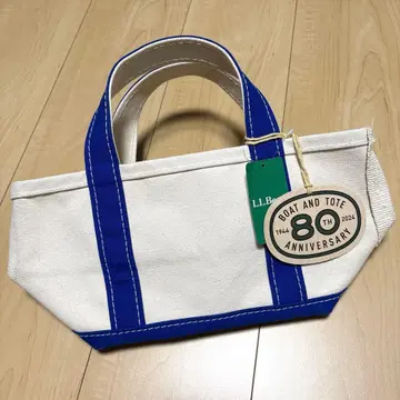 택 포함 L.L.Bean 토트백 미니 사이즈 블루