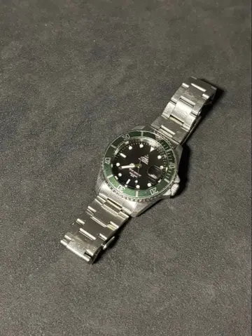 ELGIN 엘진 손목시계 다이버즈풍 쿼츠 그린