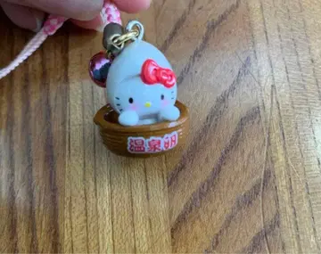 지역 한정 헬로키티 키티 스트랩 족쇄 온천 달걀