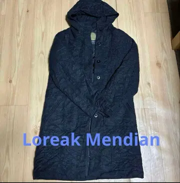 Loreak Mendian 다크 그레이 롱 코트 S