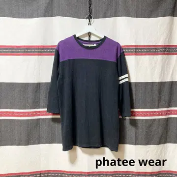 phatee wear 헴프 코튼 풋볼 셔츠 L 사이즈 HEMP