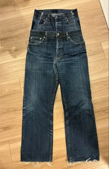 QUIITO 키이토 더블 허리 데님