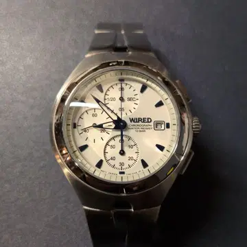 배터리 방전 WIRED 손목시계 실버 7T92-X272