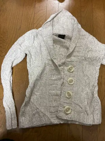 THE LIMITED 케이블 짜임 가디건