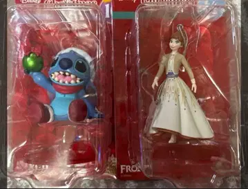 디즈니 스티치 아나 오너먼트 피규어 세트 해피 복권 2025