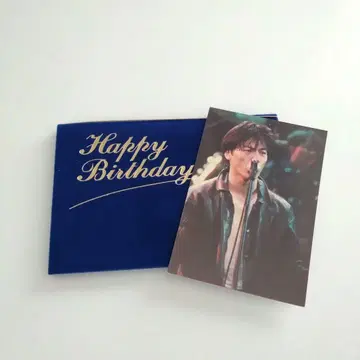 오자키 유타카 OZAKI 벌스데이 카드 사진 레어 새상품급