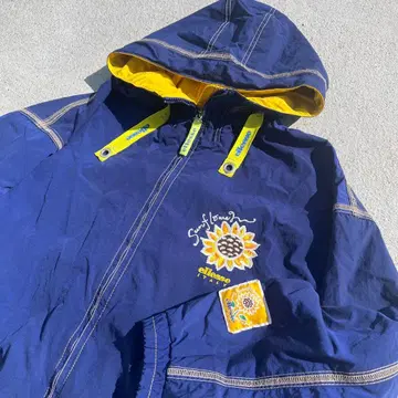 ELLESSE 엘레쎄 자켓 80년대~90년대 골드윈 자수 노랑