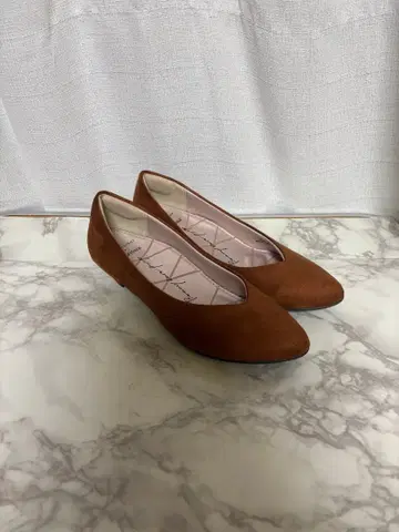 레이디 워커 x 슬림 워크 브라운 펌프스