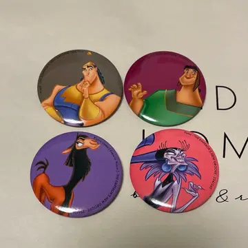 라마가 된 왕 쿠스코 이즈마 크롱크 파차 캔뱃지 세트