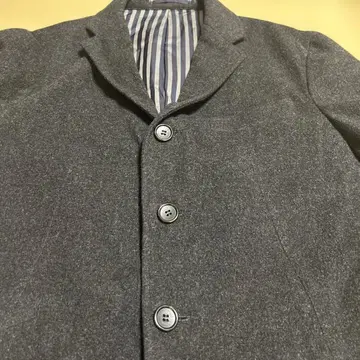 샌프란시스코 남성용 다크 그레이 체스터 코트