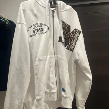 STEIZMIND 화이트 후드티 M 사이즈