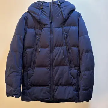 CAMBIO 네이비 다운 자켓 후드 부착