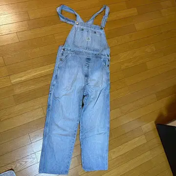 데님 살로펫 오버롤 라이트 블루