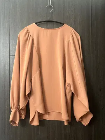 나노 유니버스 블라우스 핑크 주황색