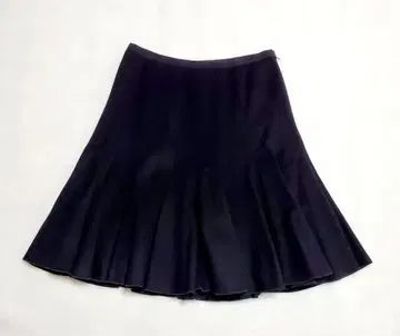 PAULE KA 폴카 블랙 플레어 스커트 38