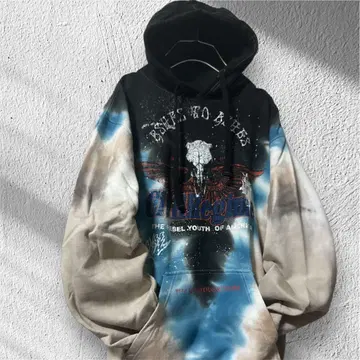 CIVIL REGIME 타이다이 후드티 L 사이즈